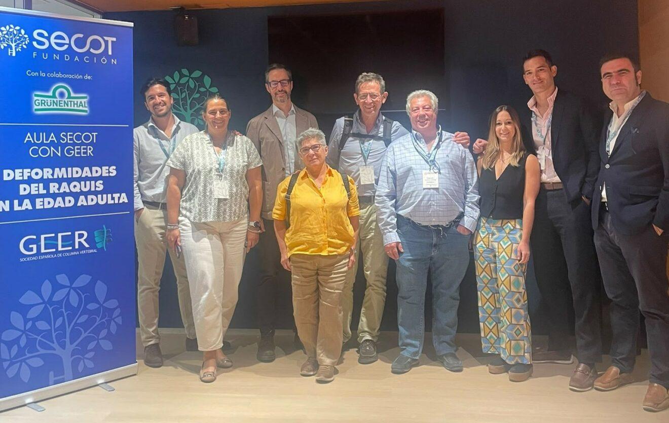GRAN ACOGIDA DEL CURSO AULA SECOT-GEER, QUE REUNIÓ A ESPECIALISTAS DE TODA ESPAÑA PARA ABORDAR LAS DEFORMIDADES DEL RAQUIS EN LA EDAD ADULTA