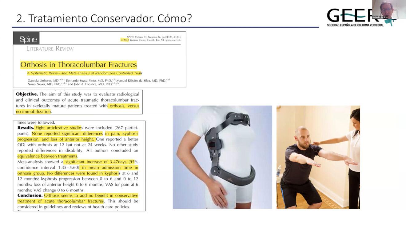 EL GEER ANALIZA LAS CLAVES EN EL MANEJO DE LAS FRACTURAS TORACOLUMBARES EN SU PRIMER WEBINAR DE 2026